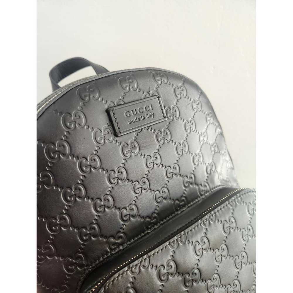 Gucci Leather backpack - image 11