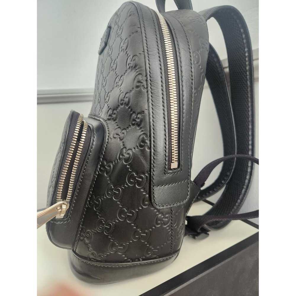 Gucci Leather backpack - image 12