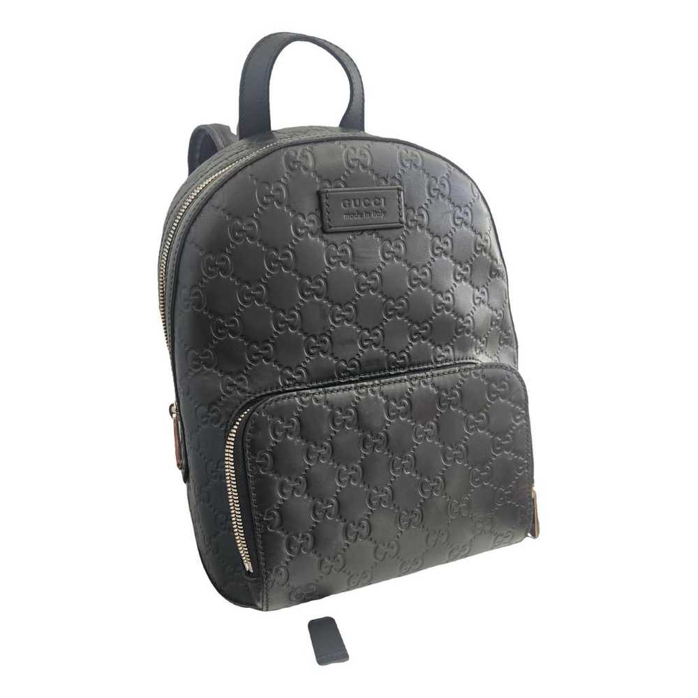 Gucci Leather backpack - image 1