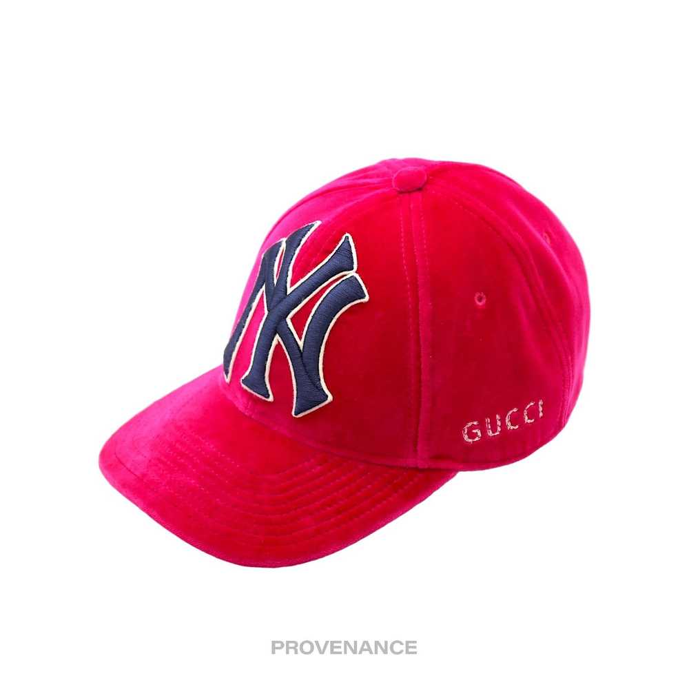 Gucci 🔴 Gucci x NY Yankees Embroidered Hat Cap -… - image 1