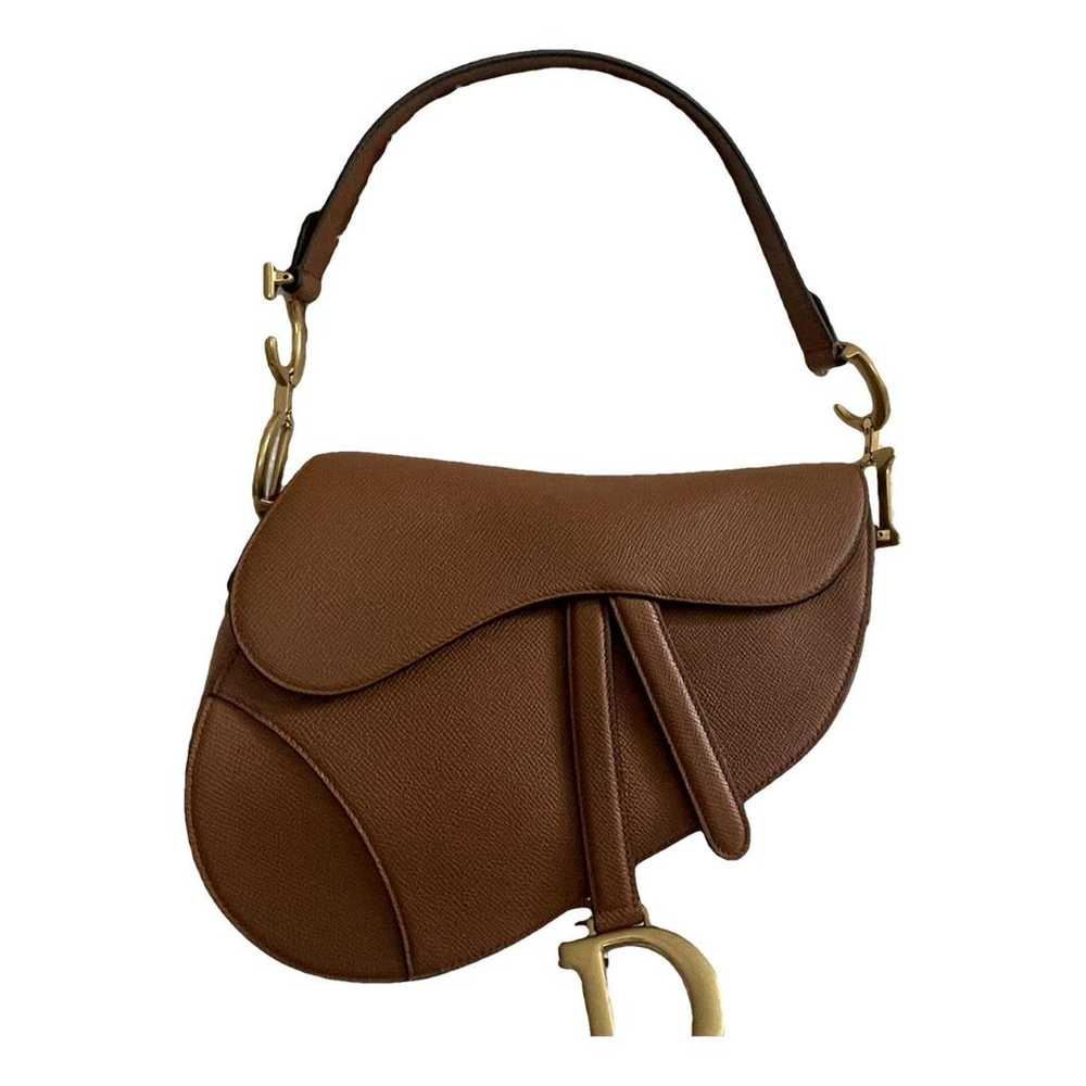 Dior Saddle leather handbag - image 1