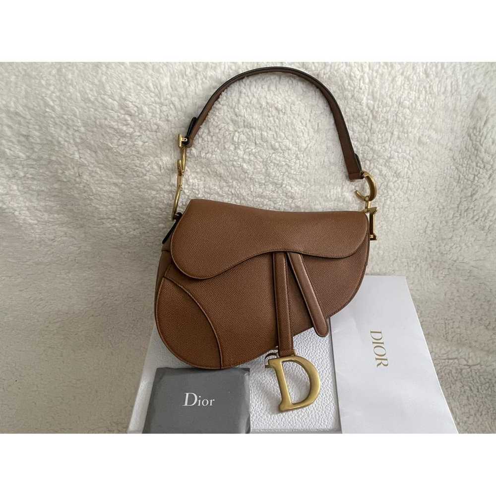 Dior Saddle leather handbag - image 2