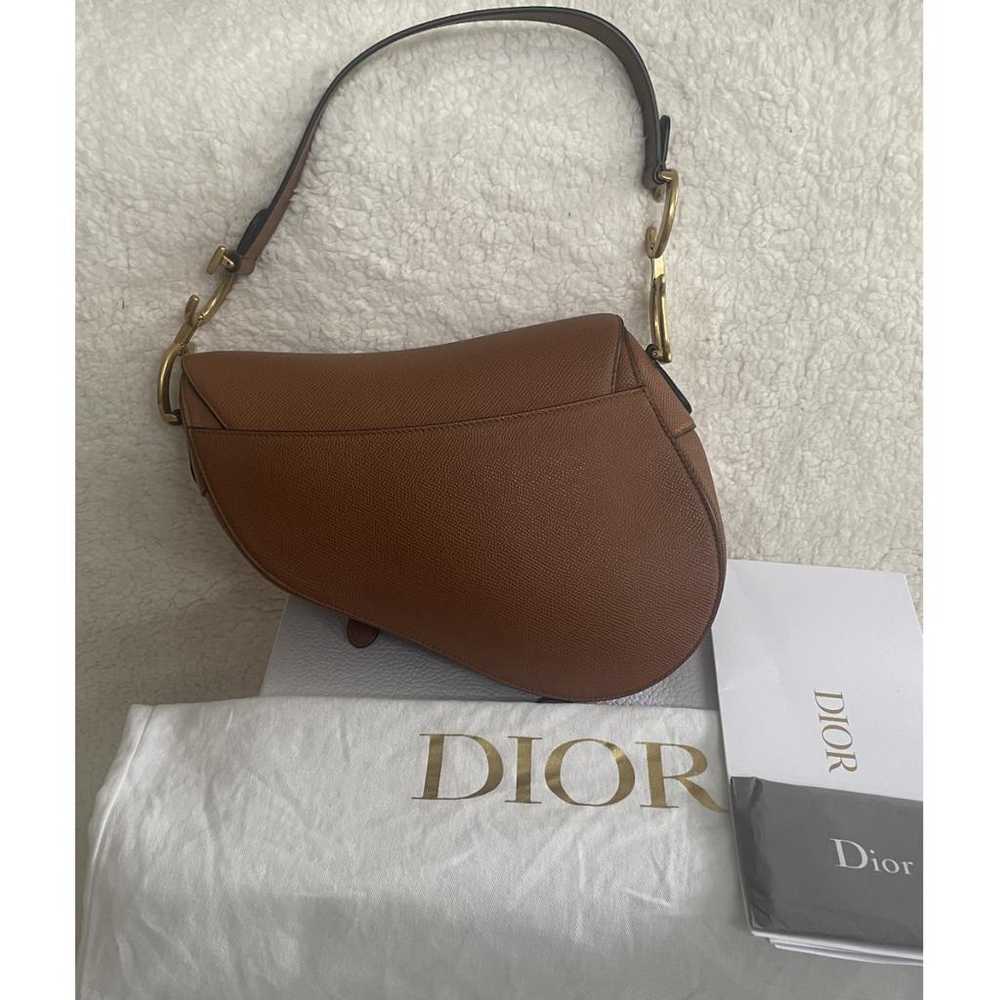 Dior Saddle leather handbag - image 6