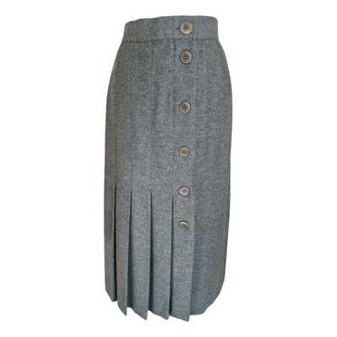 Celine Wool mid-length skirt - image 1