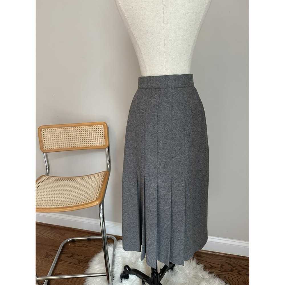 Celine Wool mid-length skirt - image 3