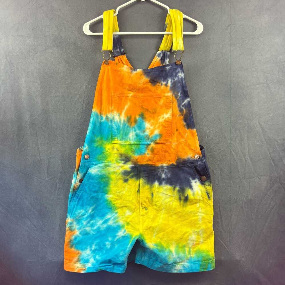 Chubbies Chubbies Tie Dye Denim Jorts Overalls Me… - image 1