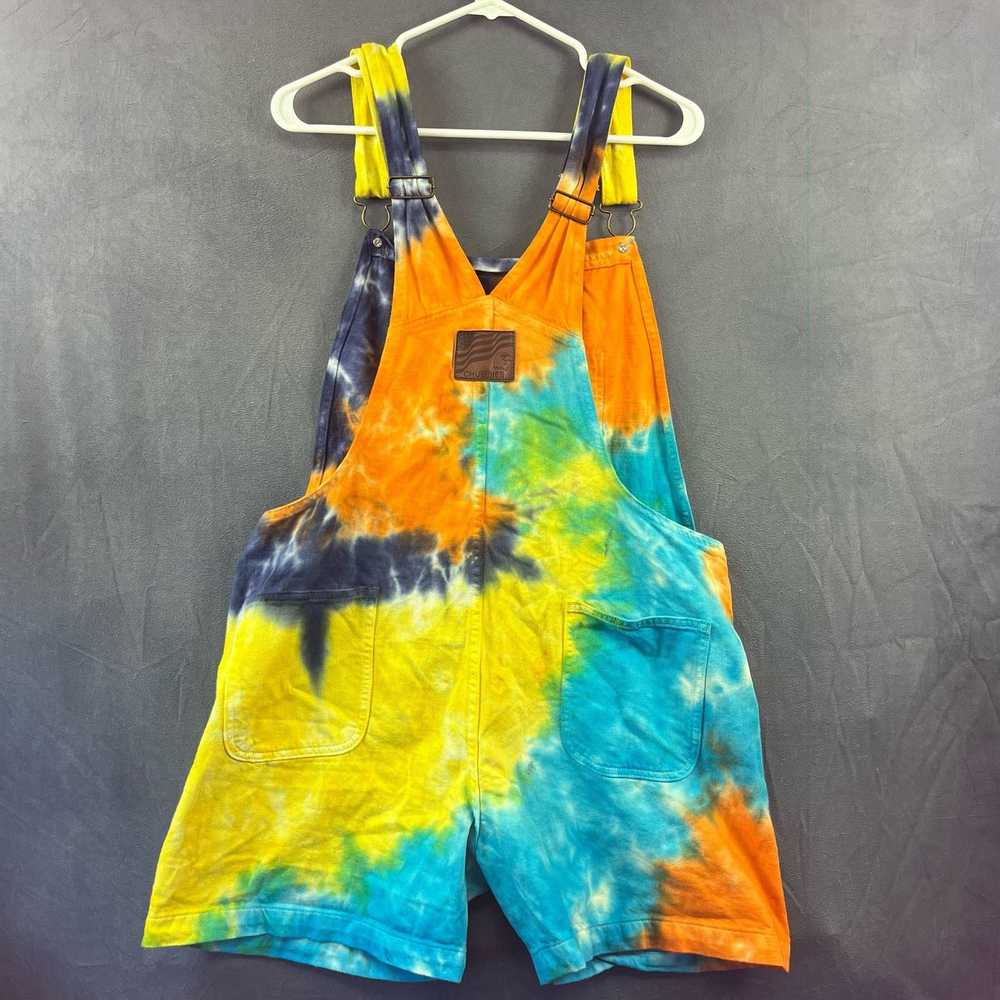 Chubbies Chubbies Tie Dye Denim Jorts Overalls Me… - image 2