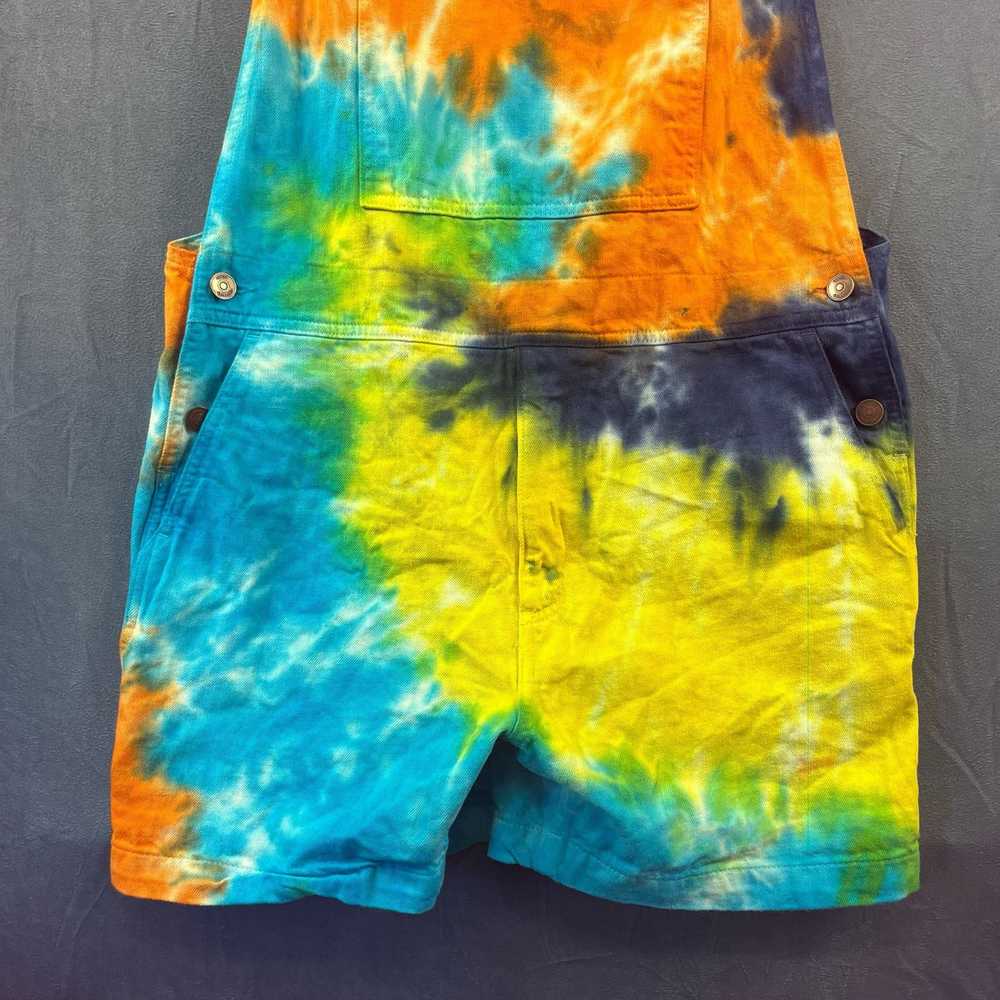 Chubbies Chubbies Tie Dye Denim Jorts Overalls Me… - image 8