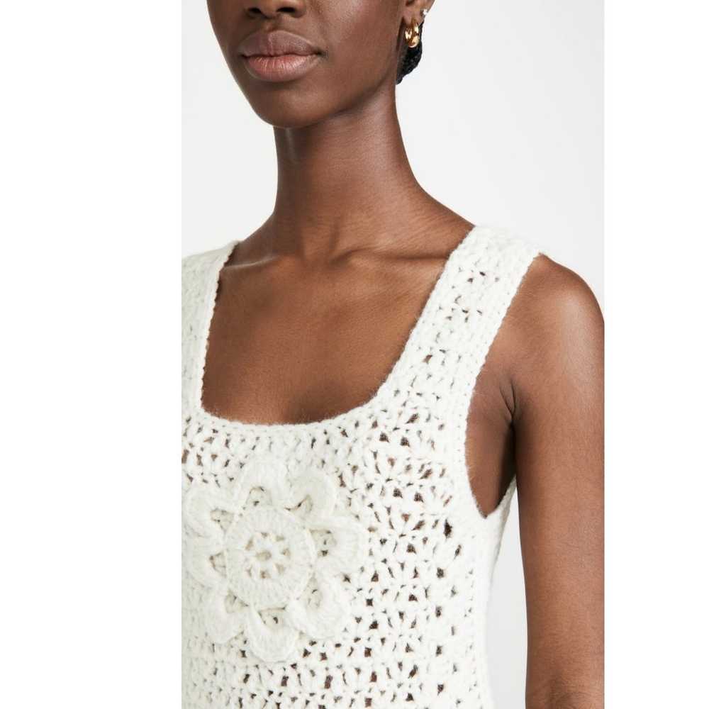 Batsheva daisy floral knit tank top - image 5