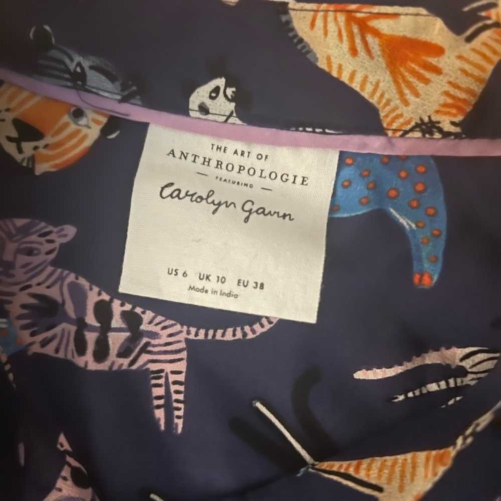 Anthropologie Carolyn Gavin Mariposa Silk Blouse … - image 3