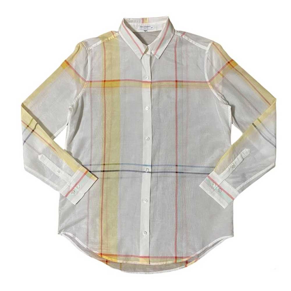 Equipment Femme Essential Plaid Button Down Blouse - image 2