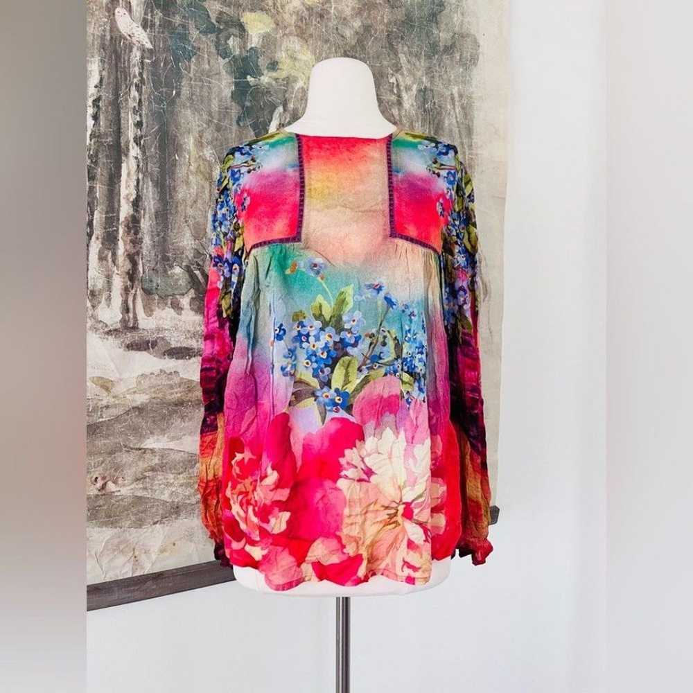 Anthropologie Bl-nk London Miranda Peasant Blouse… - image 2