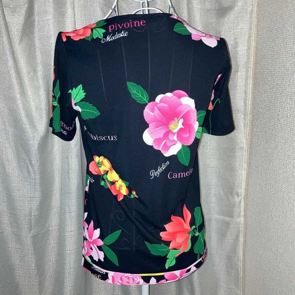 Excellent condition Leonard short-sleeve top Flor… - image 3