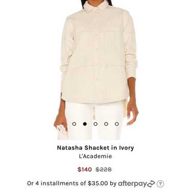 Lacademie Natasha Shacket in ivory