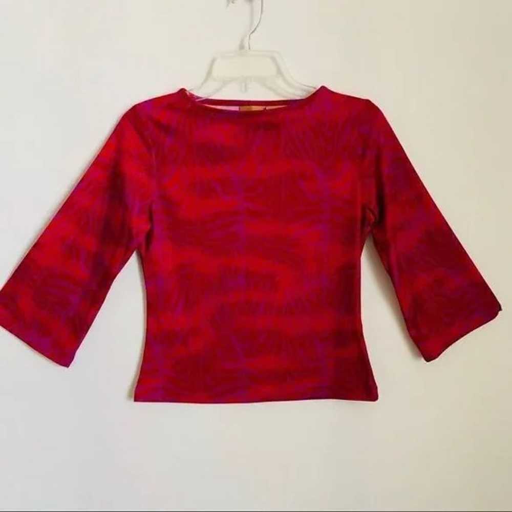 Purple & Red. Bell Sleeve Tee - image 2