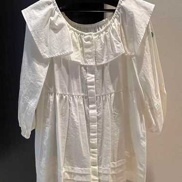 BORDERS at BALCONY White Blouse 3/4 Sleeves - image 1