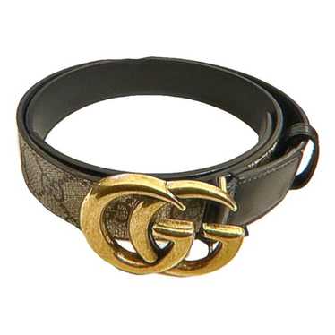 Gucci GG Buckle leather belt