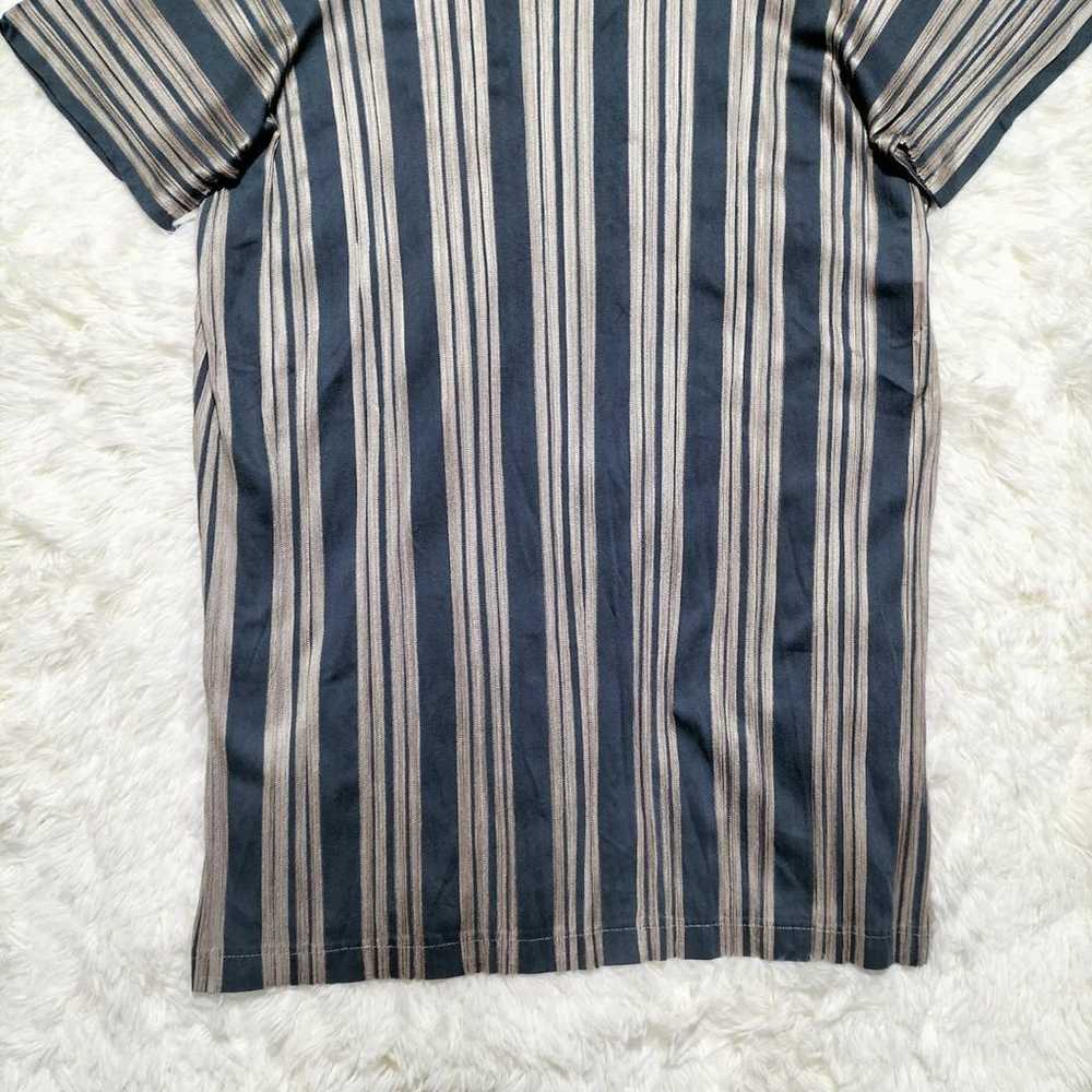 PLEATS PLEASE Issey Miyake Pleated Blouse Stripe - image 5