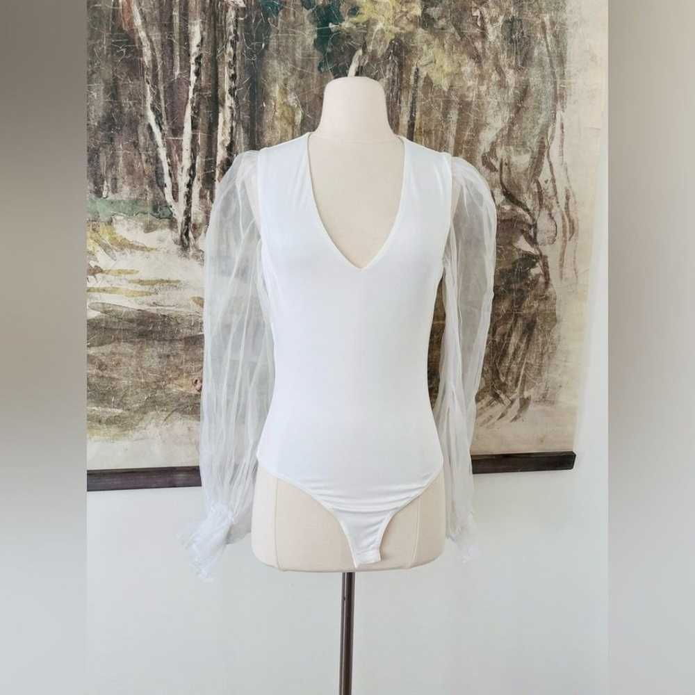 Anthropologie Hutch Ross Bodysuit in White Size S… - image 2