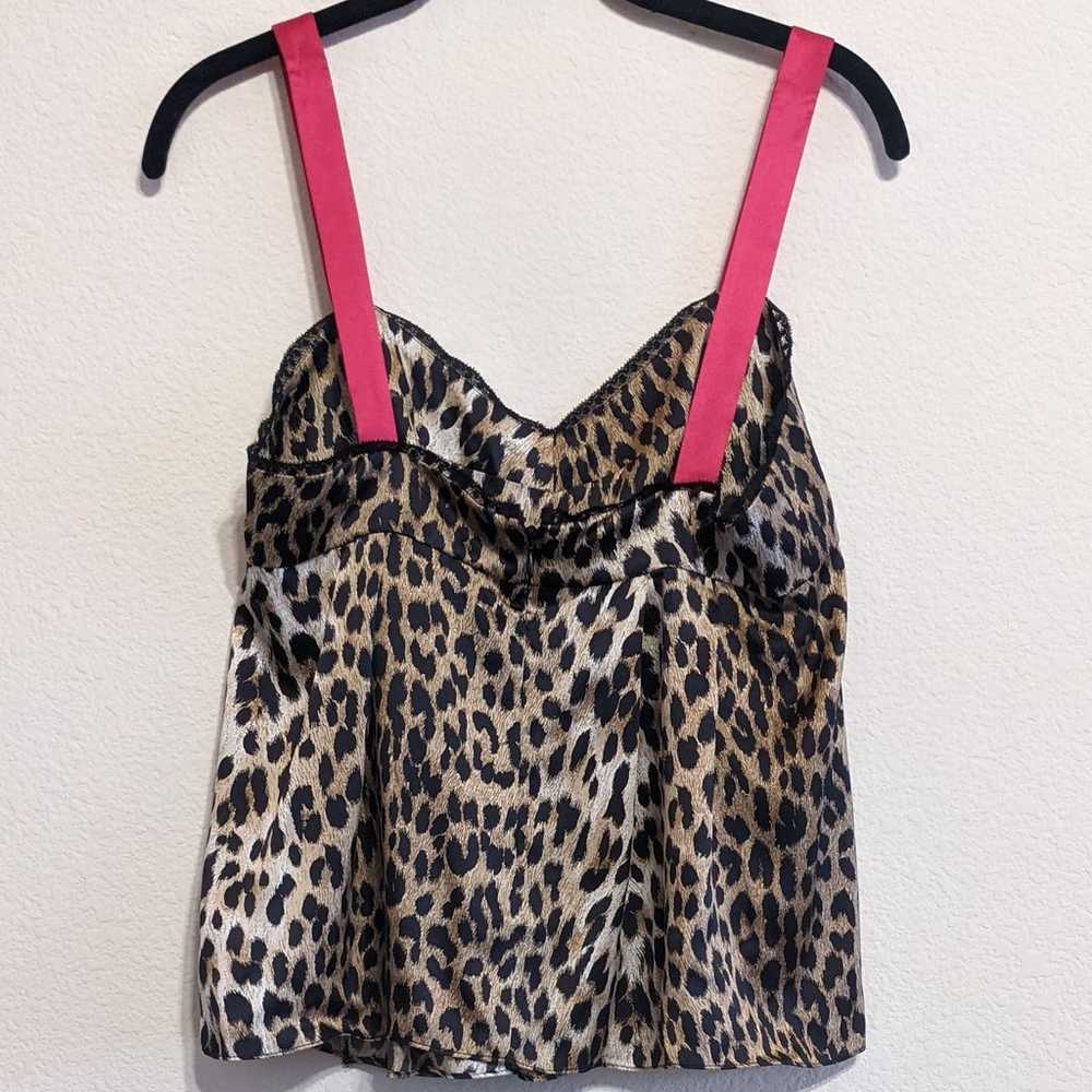 John Galliano animal print camisole Sz S - image 4