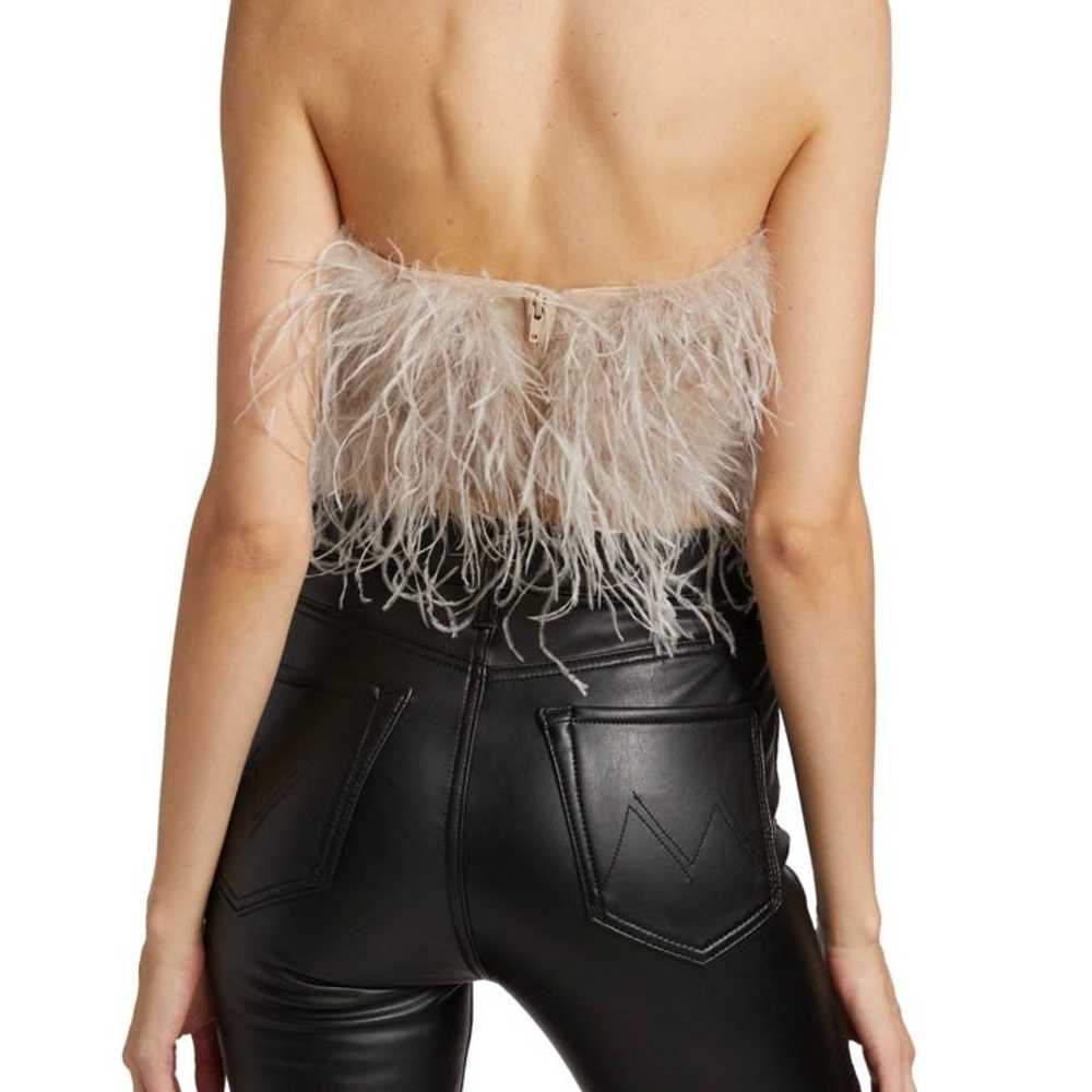 Zaina Feather Bustier Top - image 3