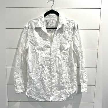 Frank and Eileen white Joedy crinkle button down s