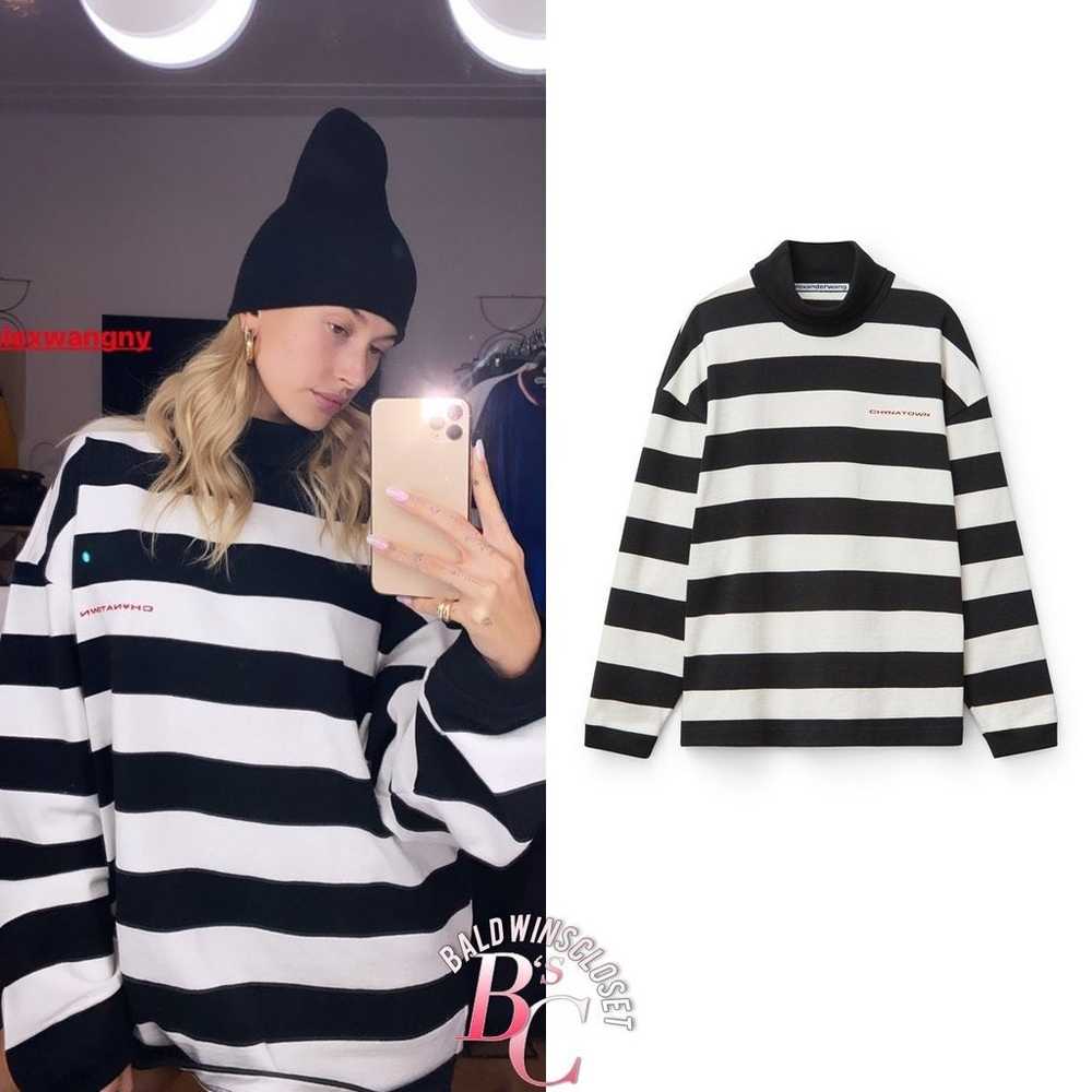 Hailey Bieber Alexander Wang sweatshirt - image 1