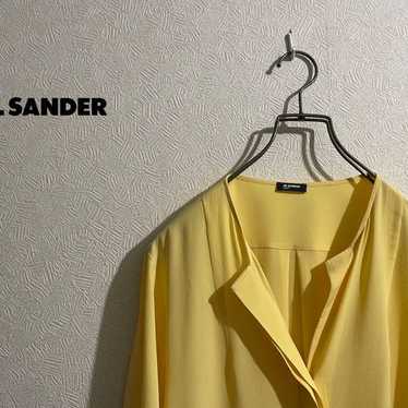 Italian-made JIL SANDER no-collar skipper shirt. - image 1