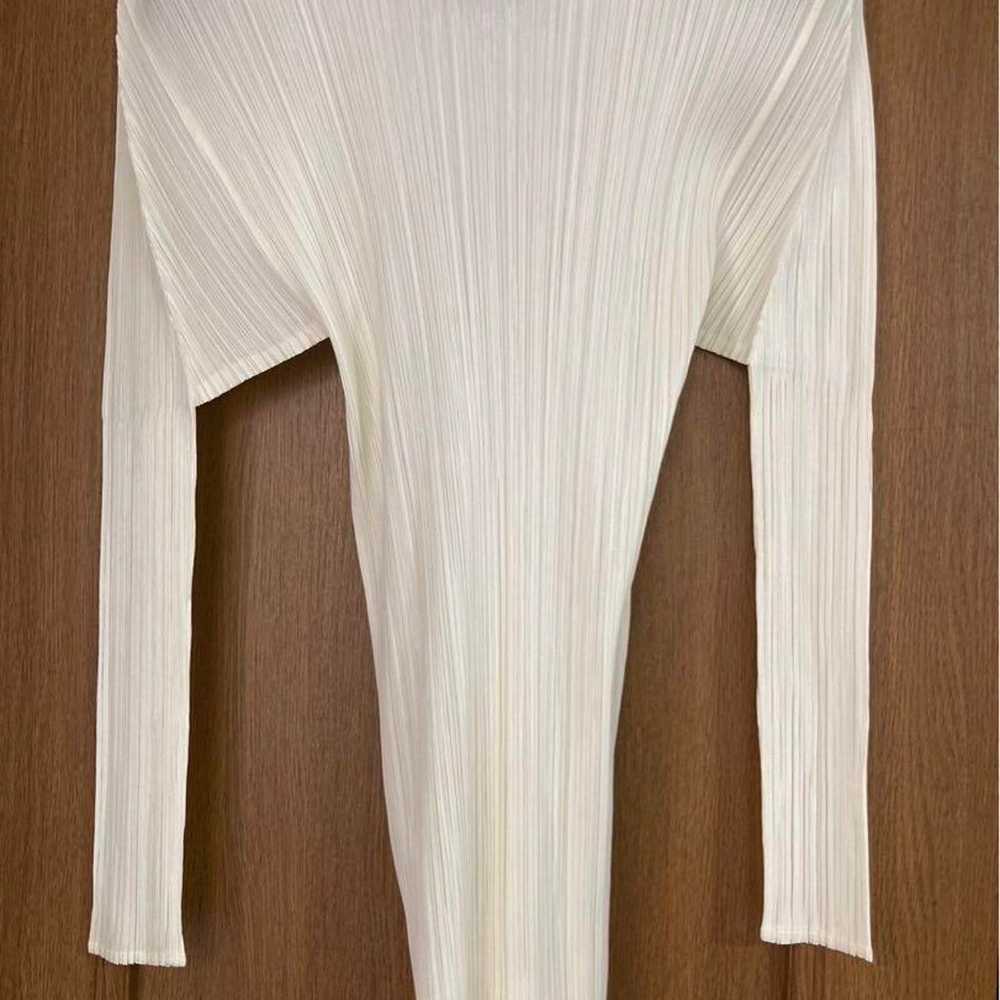 Issey Miyake Pleats Long Sleeve Cut T-shirt, Exce… - image 2