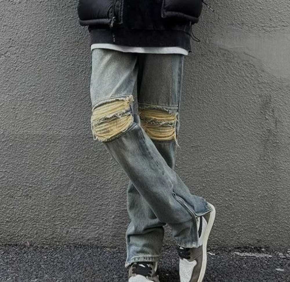 Jean × Streetwear × Vintage Men's denim trousers … - image 2