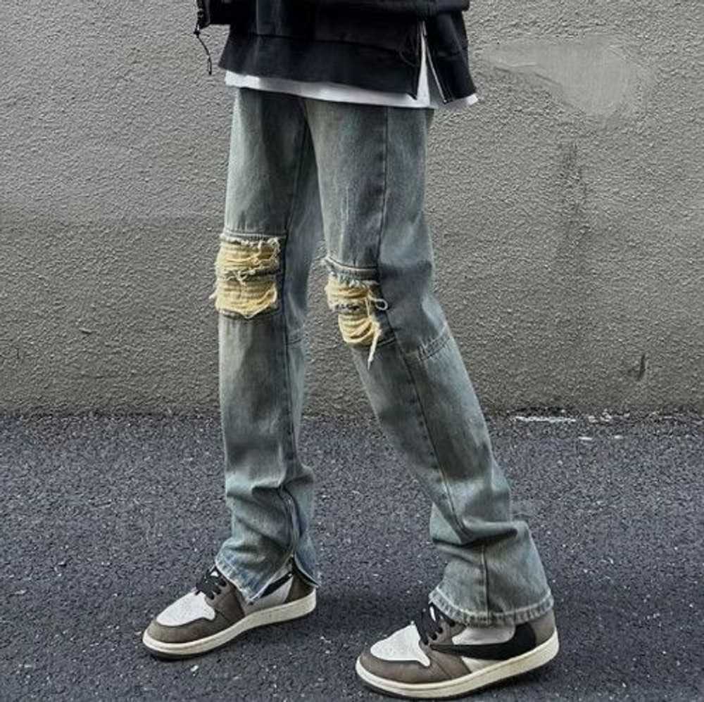 Jean × Streetwear × Vintage Men's denim trousers … - image 4