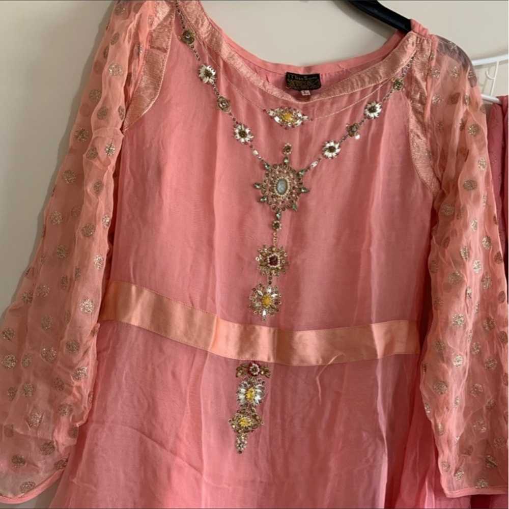 Pakistani Designer Dress 3Pc - image 2