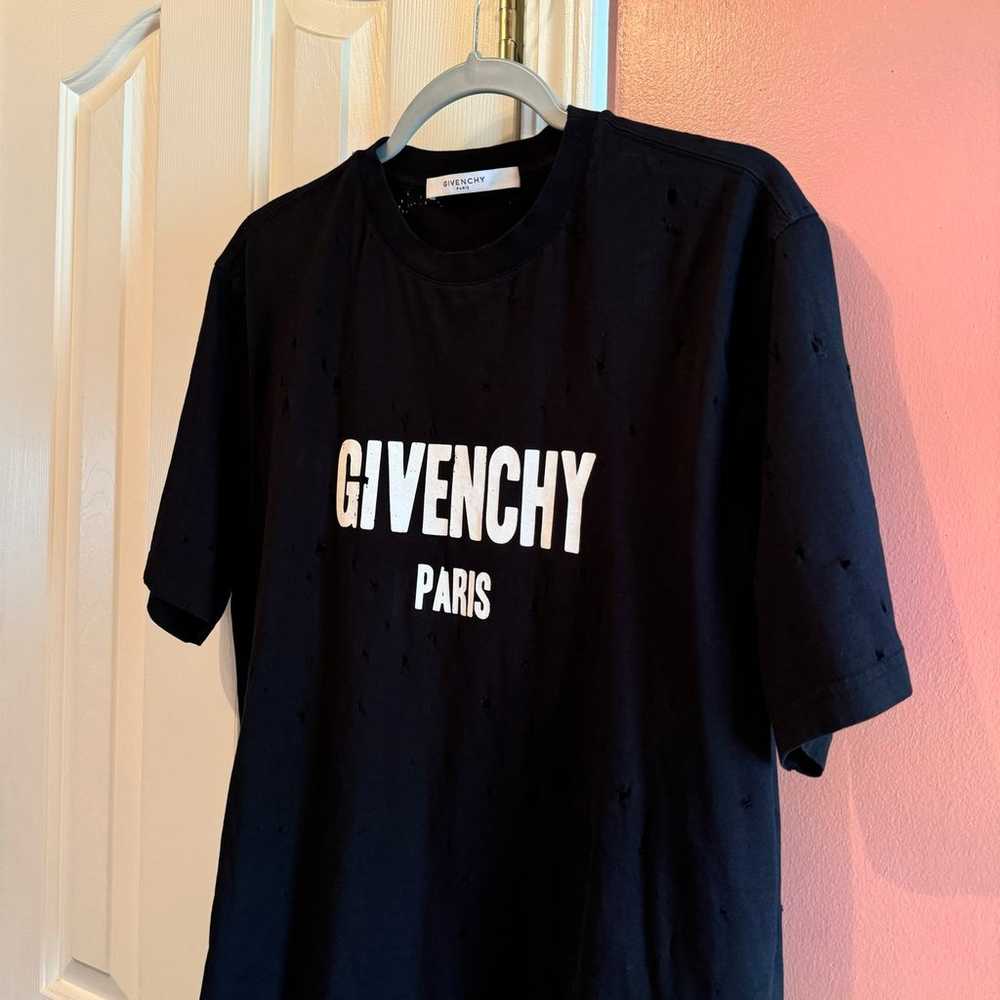 GIVENCHY Distressed T-Shirt - image 2