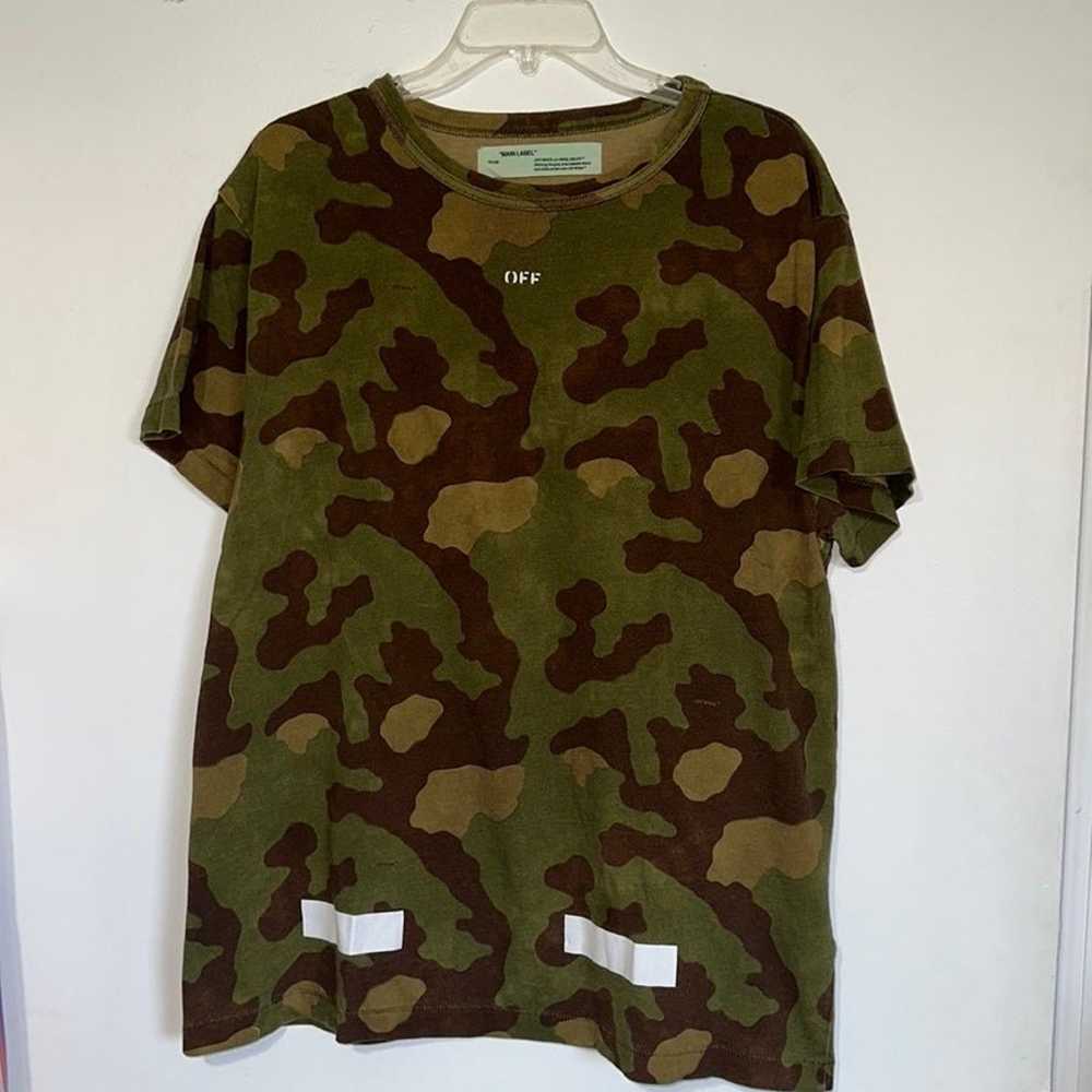 Off-White men Camo T-shirt - image 1