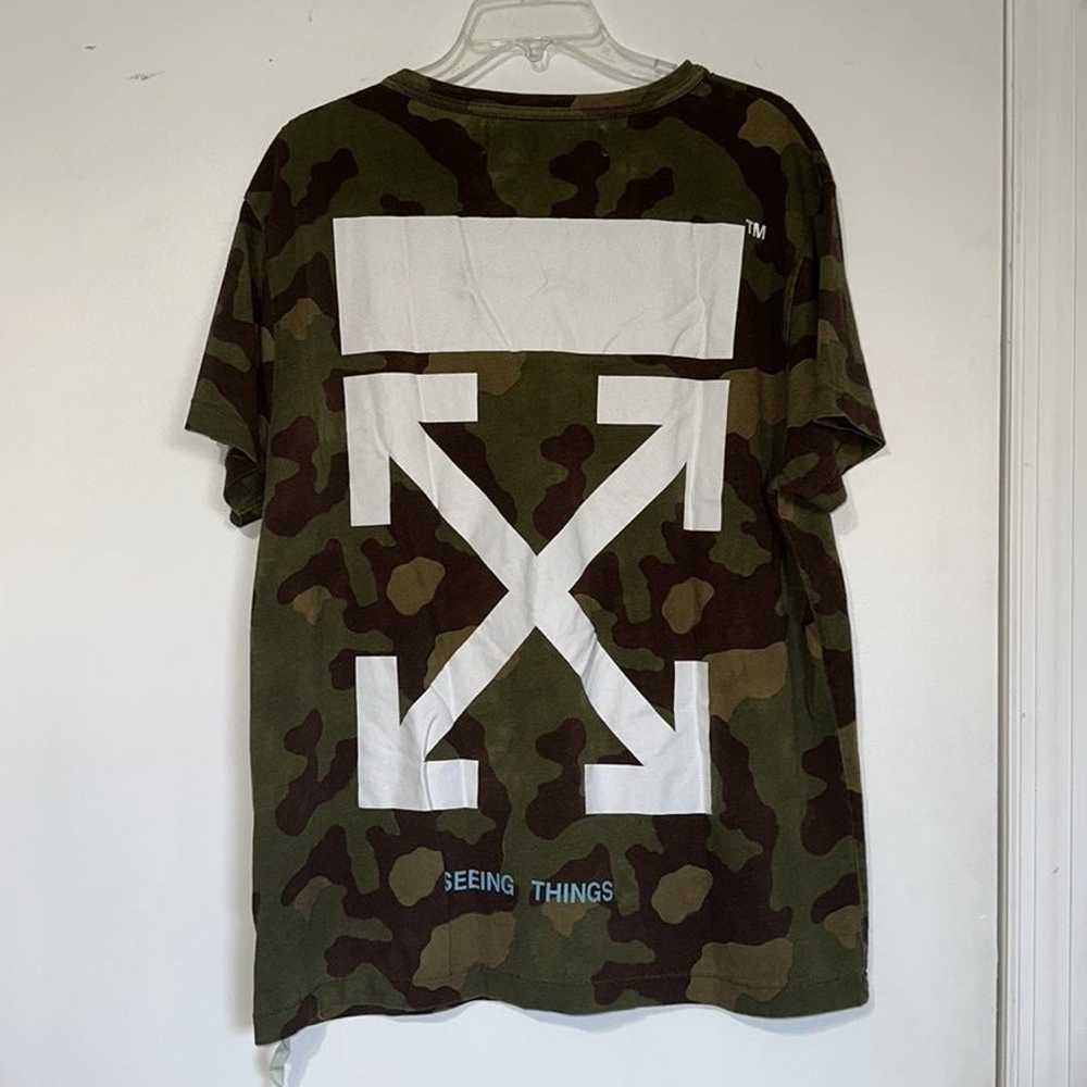 Off-White men Camo T-shirt - image 6