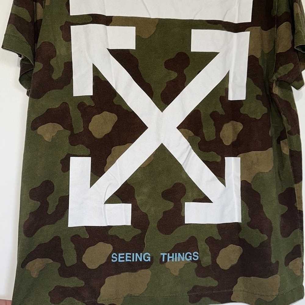 Off-White men Camo T-shirt - image 7