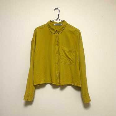 Calvin Klein Jeans Mustard Color Long Sleeve Shirt