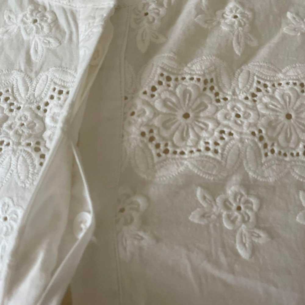 90 Maje Mirage lace floral blouse shirt top white… - image 4