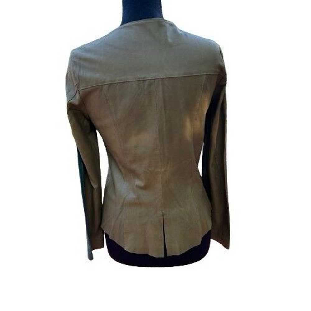 Eva & Claudi Leather Jacket Or Blouse Size 38 Or … - image 4