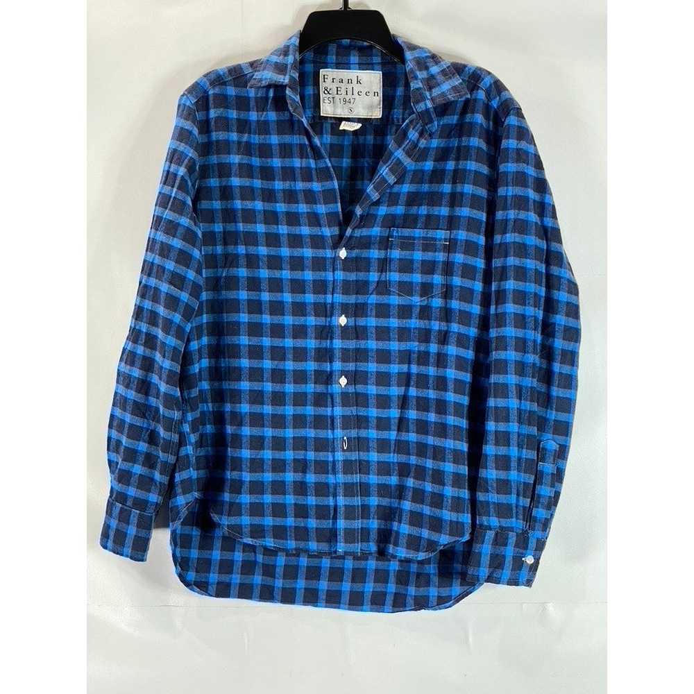 FRANK AND EILEEN Women's Blue/Black Plaid Eileen … - image 1