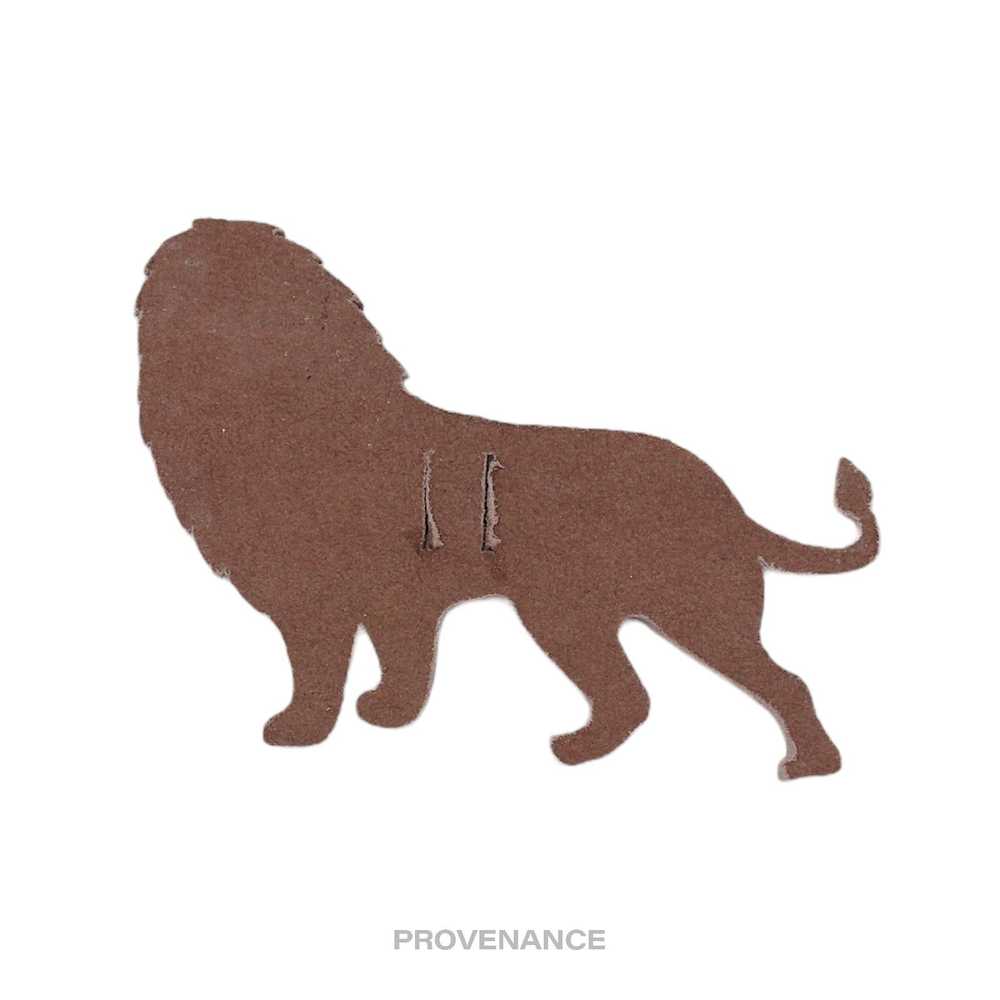 Hermes 🔴 Hermes Petit h Lion Ribbon Charm - Brow… - image 2