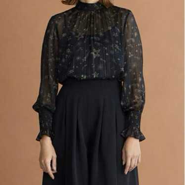 theoryluxe☆New☆2023FW Star Print Sheer Blouse - image 1