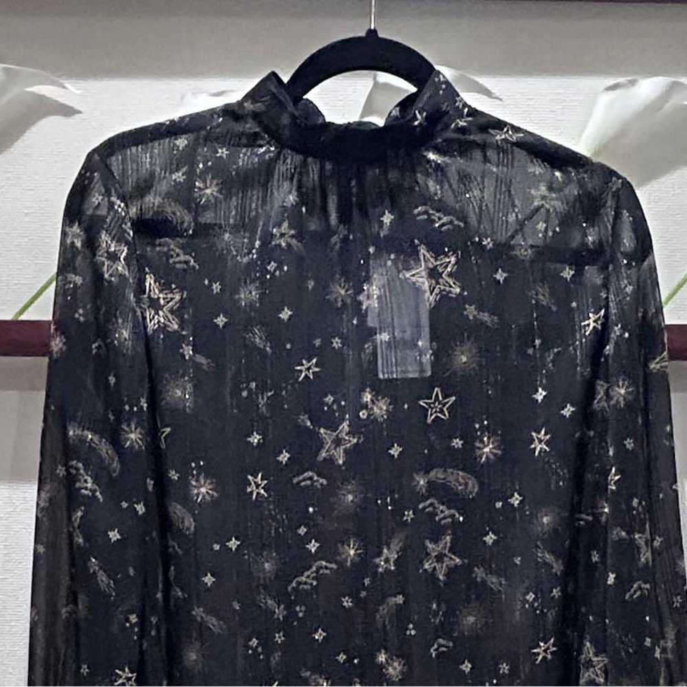 theoryluxe☆New☆2023FW Star Print Sheer Blouse - image 8