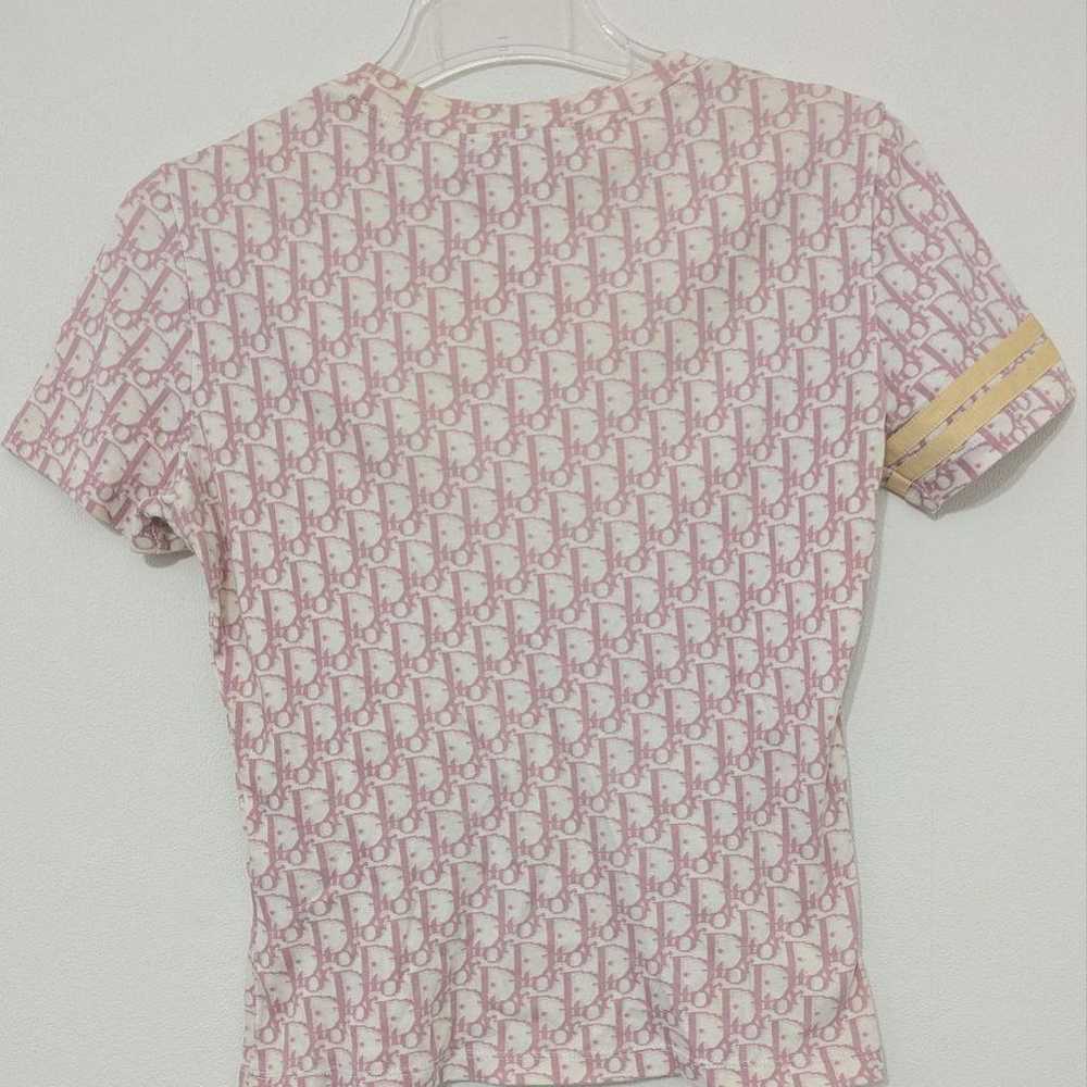 Christian Dior Galliano Era Pink Trotter T-Shirt … - image 2