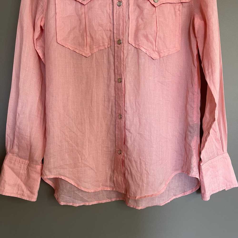 Isabel Marant Naria Shirt in Pink Sz Medium Weste… - image 6