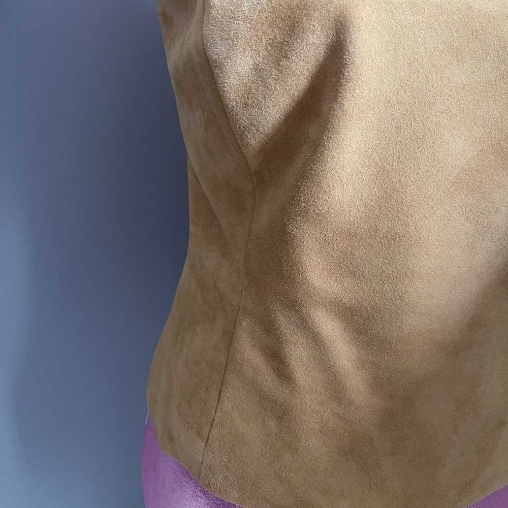 Genuine suede camisole, - image 3