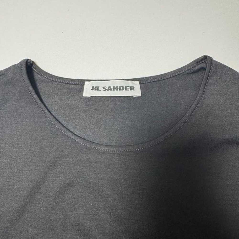 44 JIL SANDER Short-sleeve T-shirt Black Silk - image 2