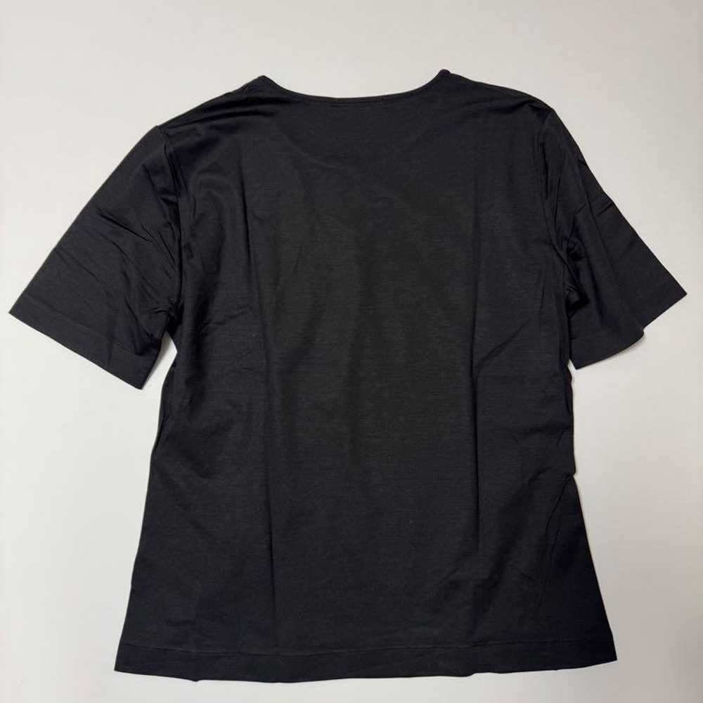 44 JIL SANDER Short-sleeve T-shirt Black Silk - image 4