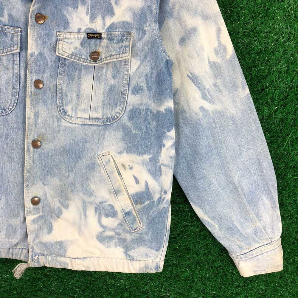 Distressed Denim × Vintage × Wrangler Vintage 80'… - image 3