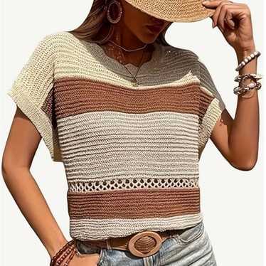 Color Block Summer Knit